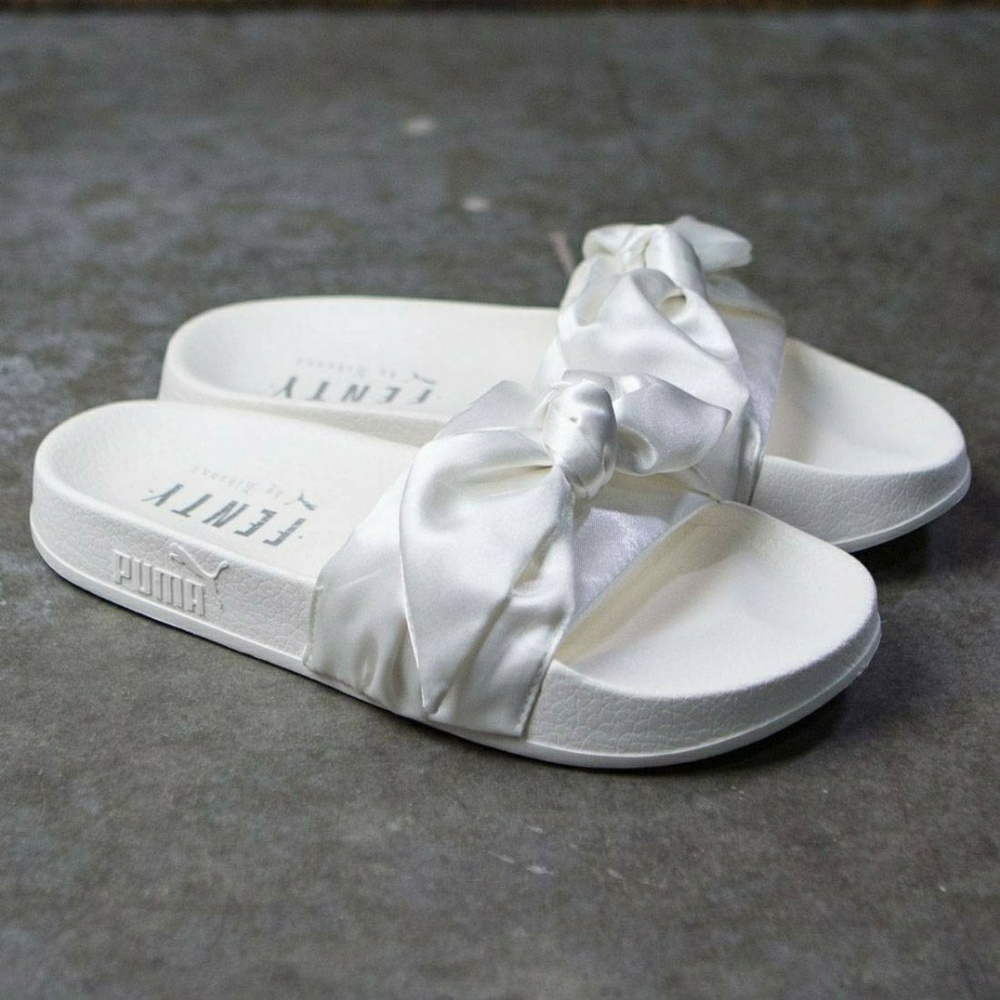 PUMA X FENTY BY RIHANNA WOMEN BOW SLIDES (WHITE /